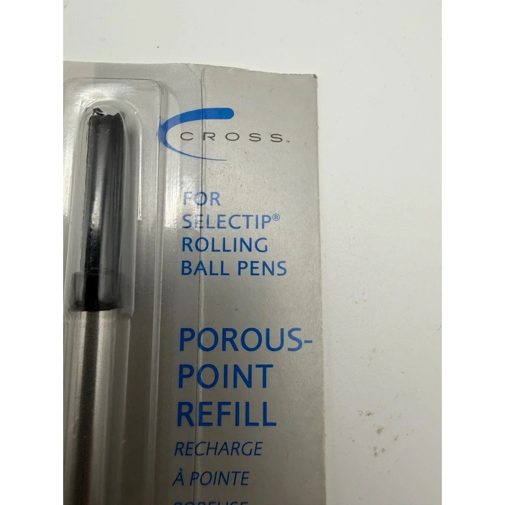 CROSS Porous Point Refill Fine Black Item 8444‎ for Selectip Rolling Ball Pens